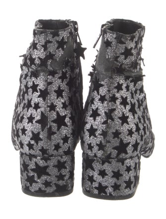 Saint Laurent Metal Printed Boots