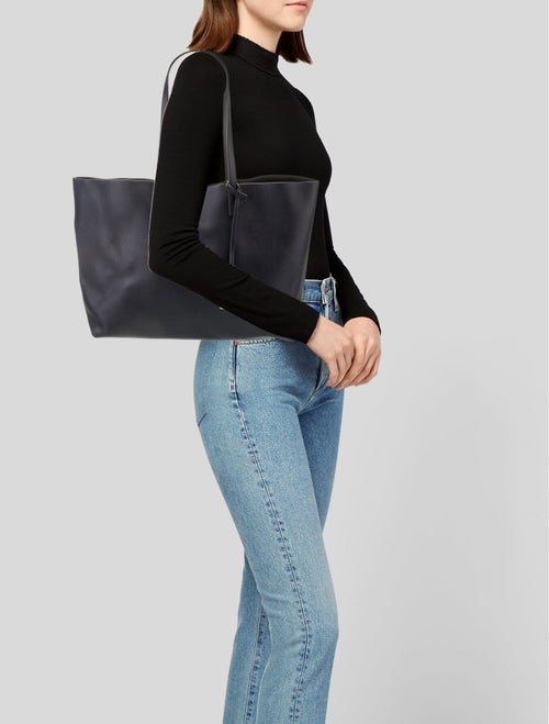 Saint Laurent Leather E/W Shopping Tote