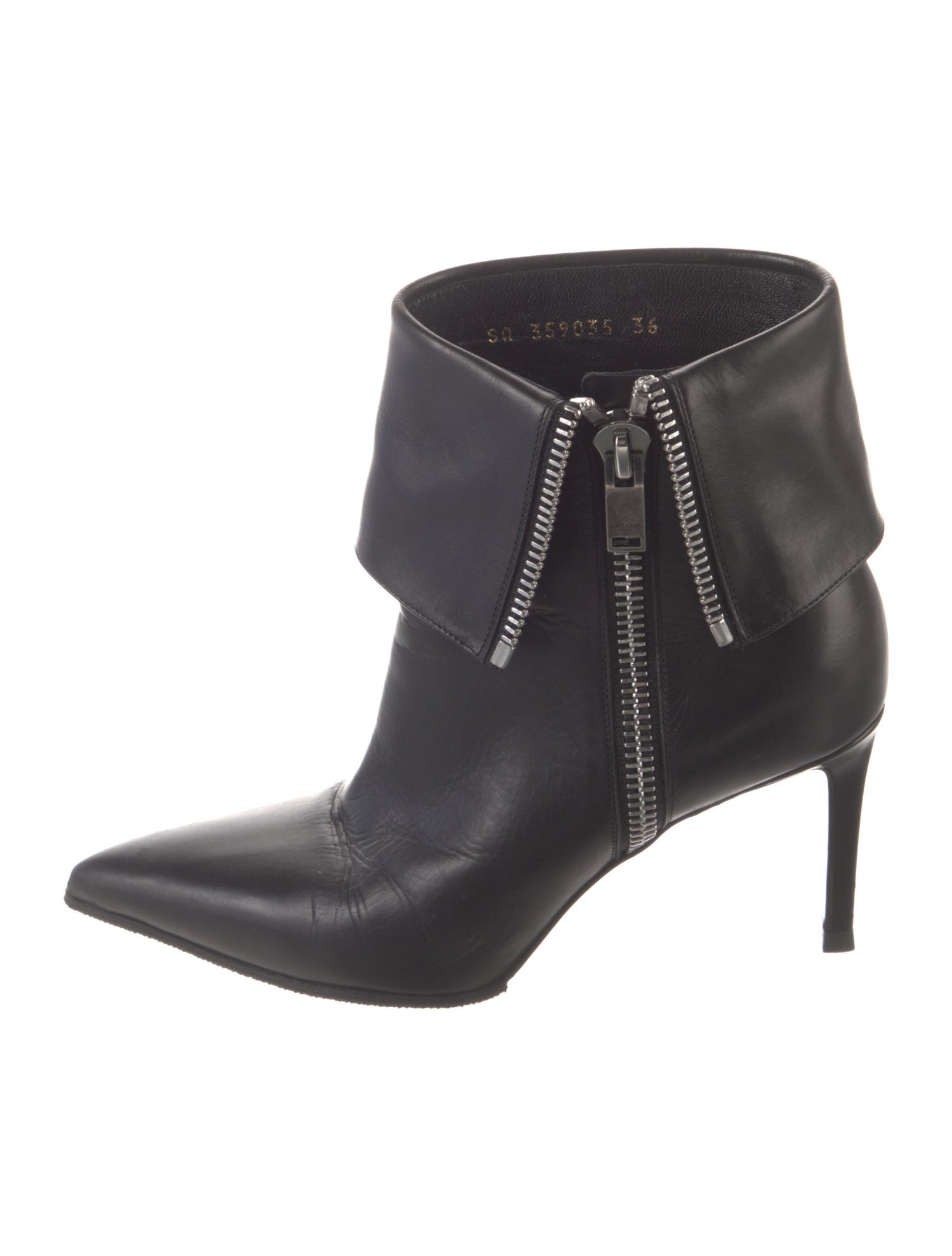 Saint Laurent Leather Boots