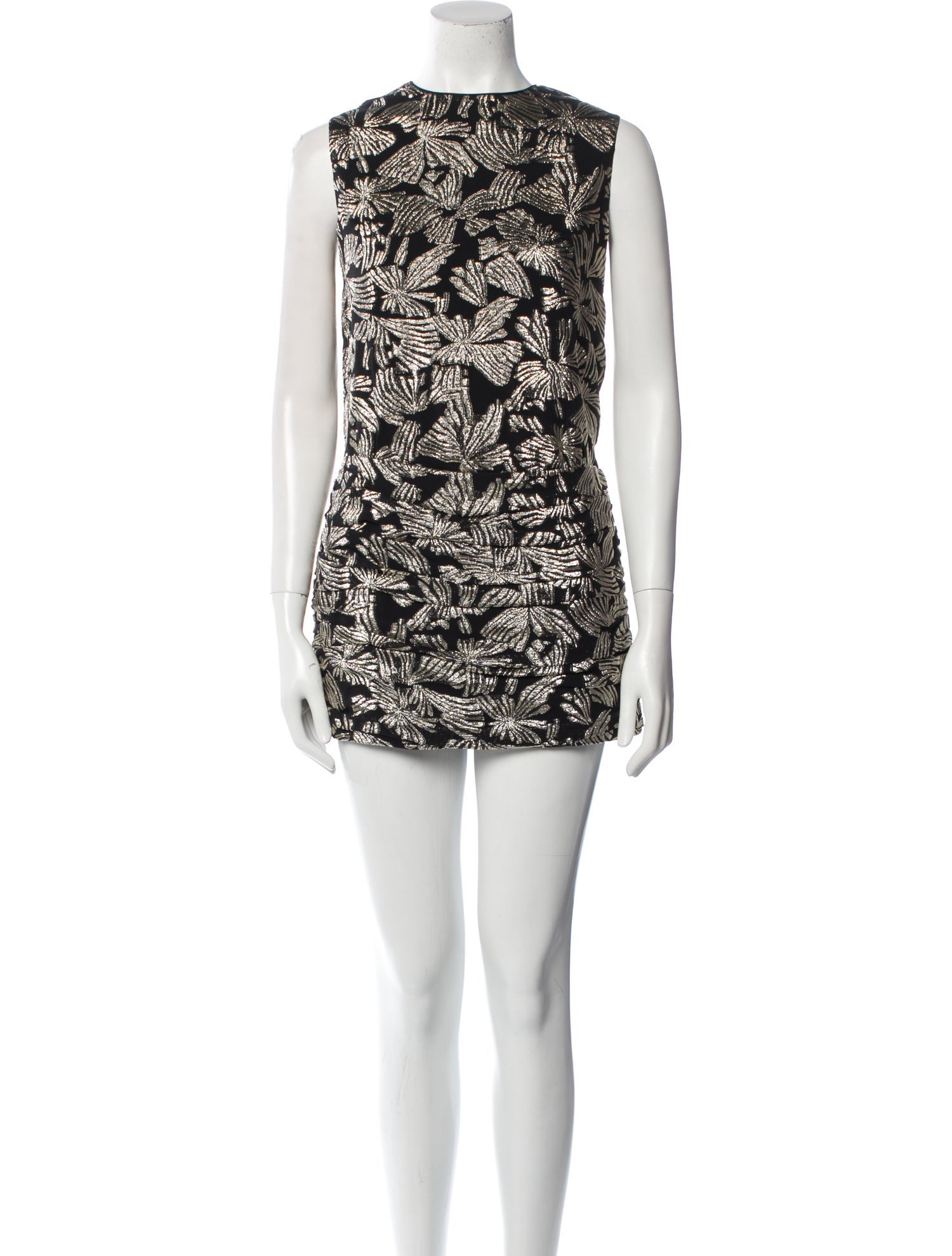 Saint Laurent Silk Mini Dress w/ Tags