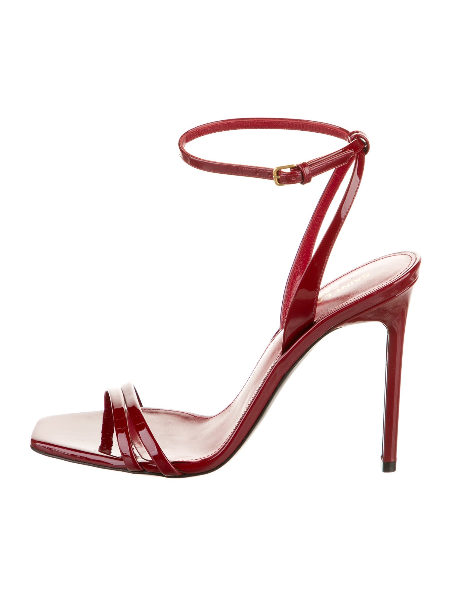 Saint Laurent Patent Leather Sandals