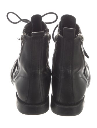 Saint Laurent Leather Combat Boots