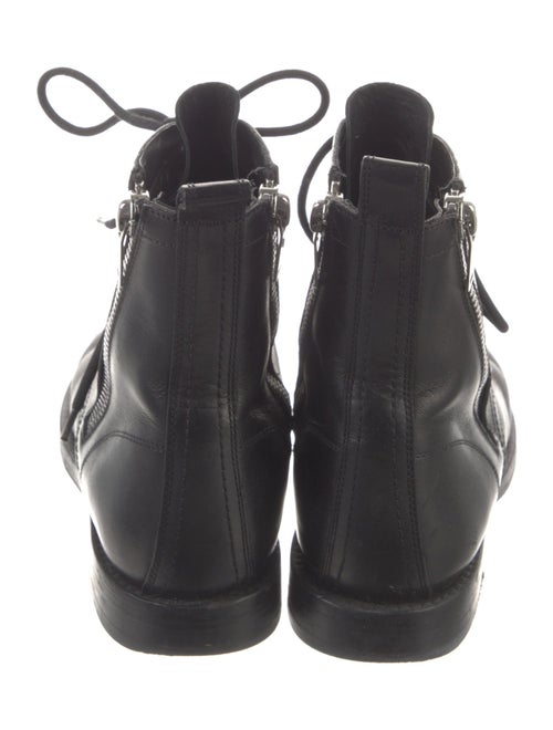 Saint Laurent Leather Combat Boots
