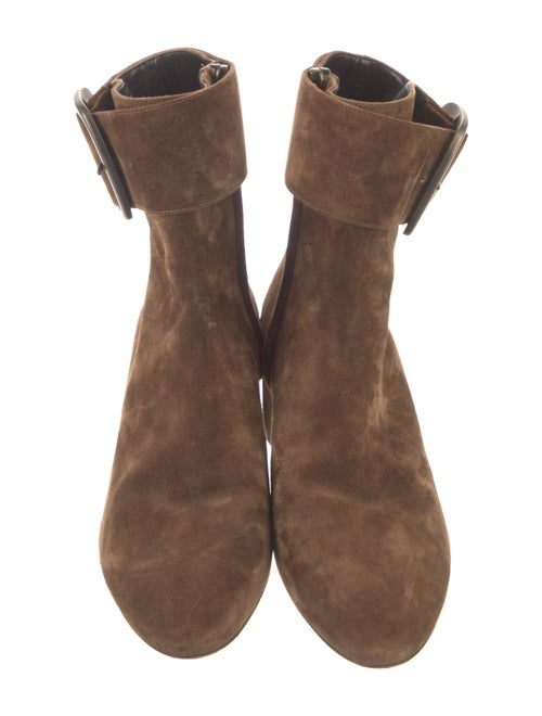 Saint Laurent Suede Sock Boots