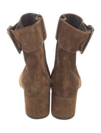 Saint Laurent Suede Sock Boots
