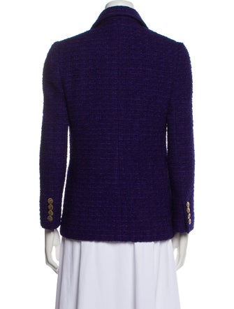 Saint Laurent Tweed Pattern Blazer