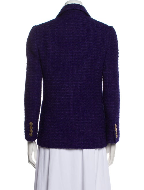 Saint Laurent Tweed Pattern Blazer