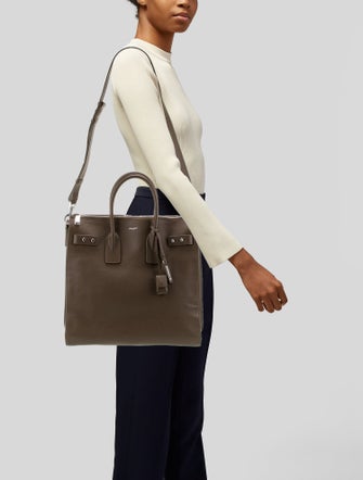 Saint Laurent Leather Sac De Jour
