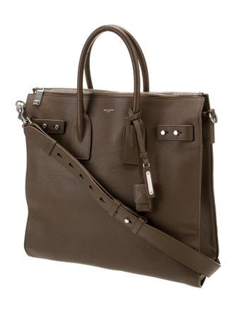 Saint Laurent Leather Sac De Jour