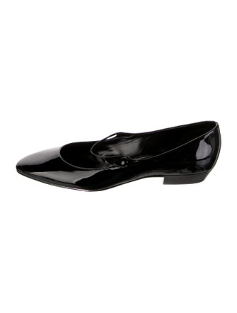 Saint Laurent Patent Leather Ballet Flats