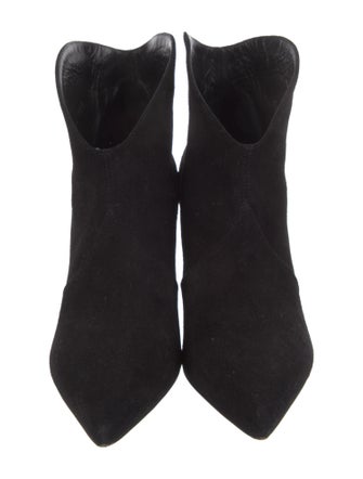 Saint Laurent Suede Western Boots