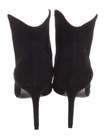 Saint Laurent Suede Western Boots