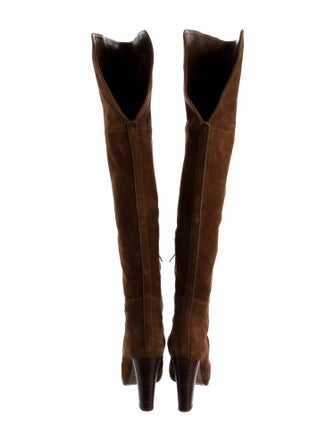 Saint Laurent Suede Boots