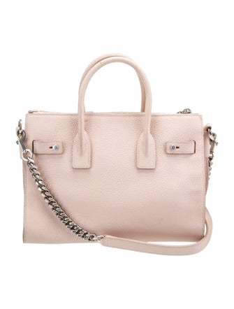 Saint Laurent Leather Sac De Jour