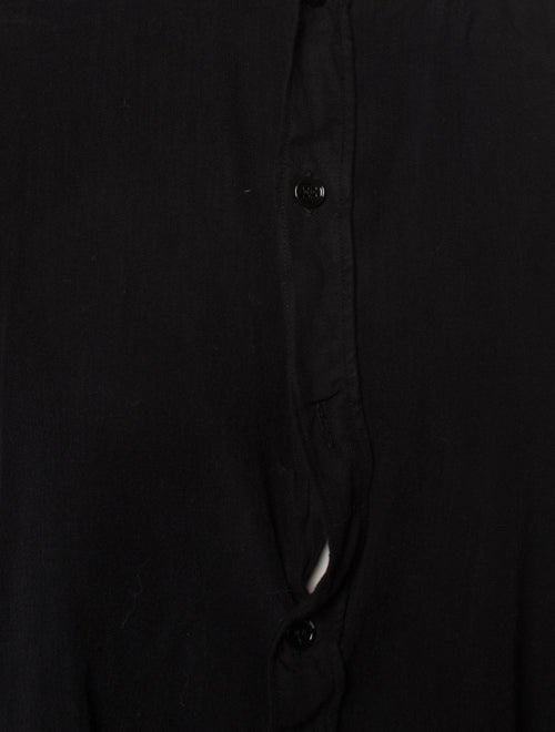 Saint Laurent Long Sleeve Button-Up Top