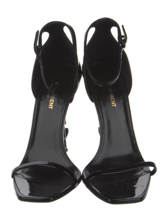 Saint Laurent Patent Leather Sandals