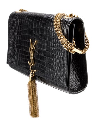 Saint Laurent Embossed Leather Kate Medium