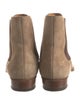 Saint Laurent Suede Chelsea Boots