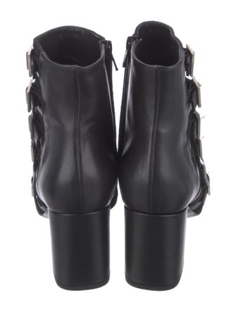 Saint Laurent Suede Lace-Up Boots