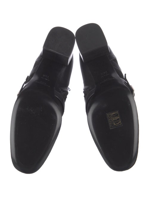 Saint Laurent Suede Lace-Up Boots