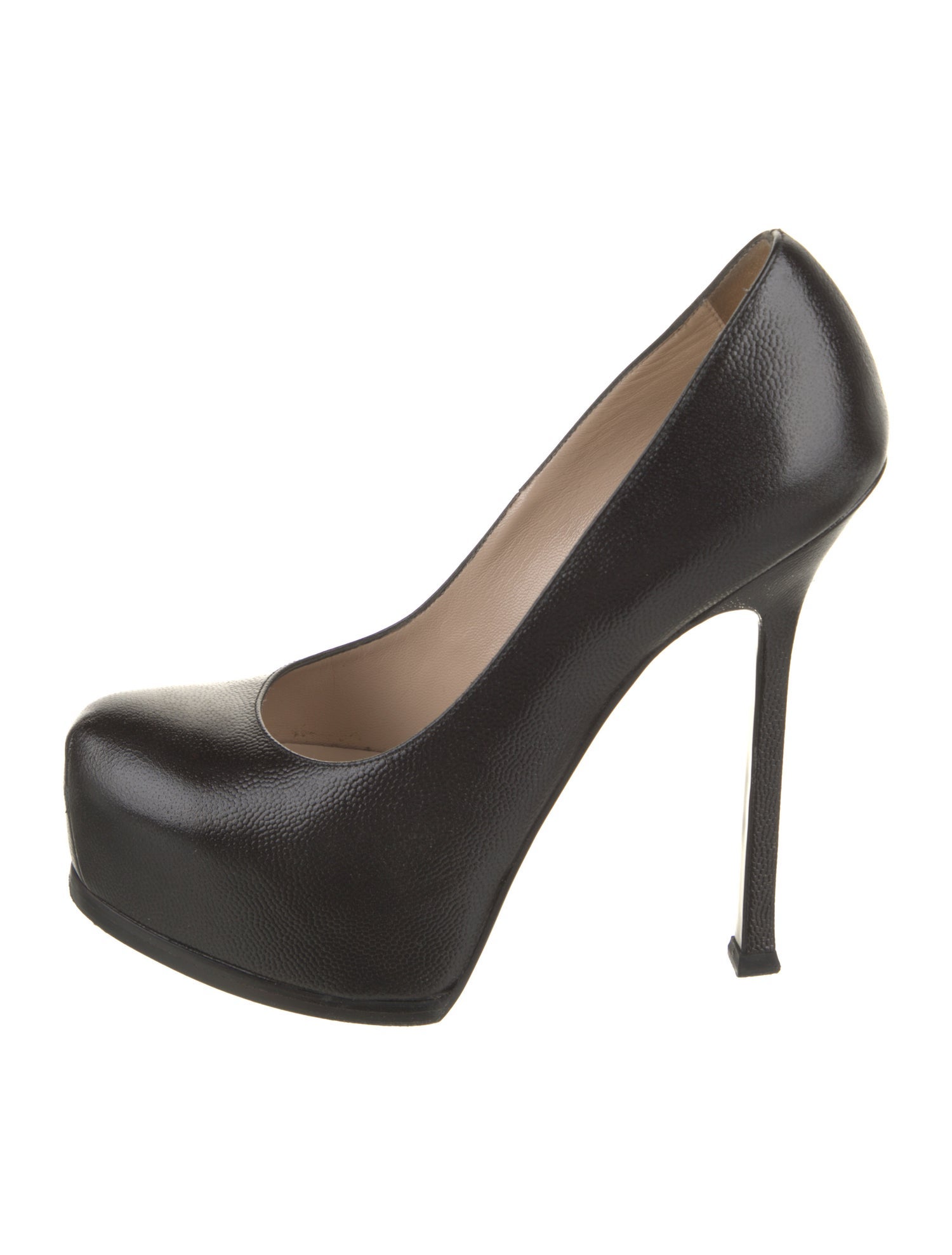 Yves Saint Laurent Rive Gauche Leather Pumps