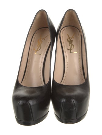 Yves Saint Laurent Rive Gauche Leather Pumps