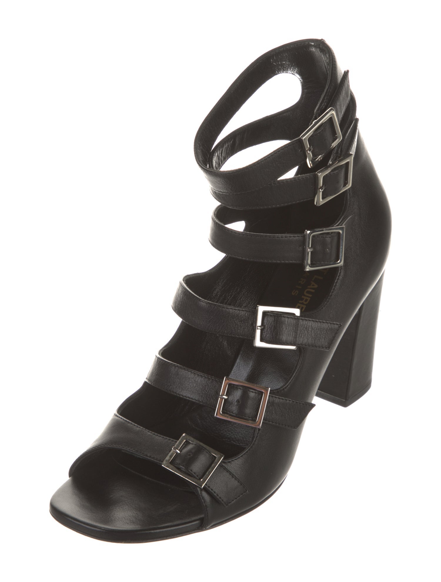 Saint Laurent Leather Gladiator Sandals
