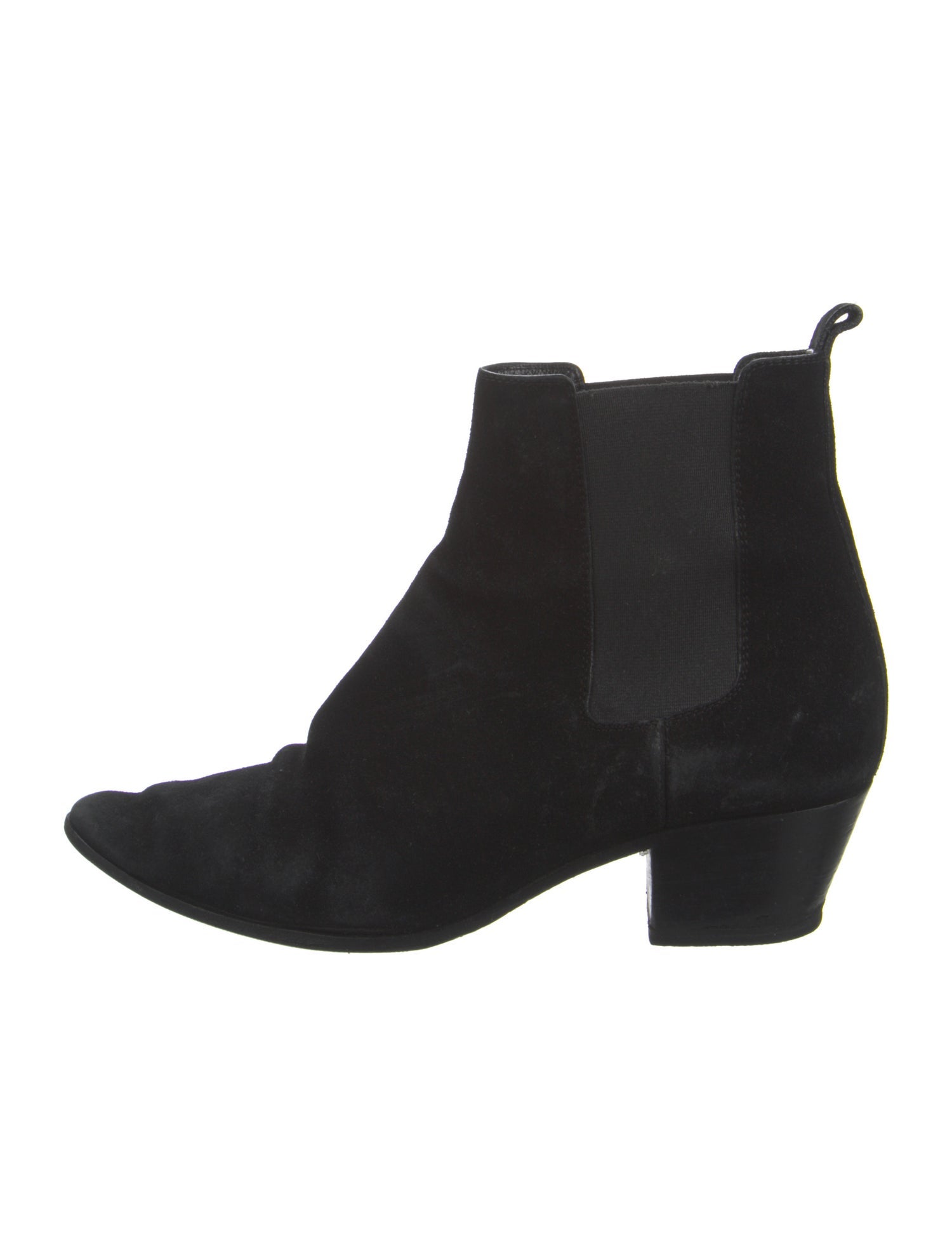 Saint Laurent Suede Chelsea Boots
