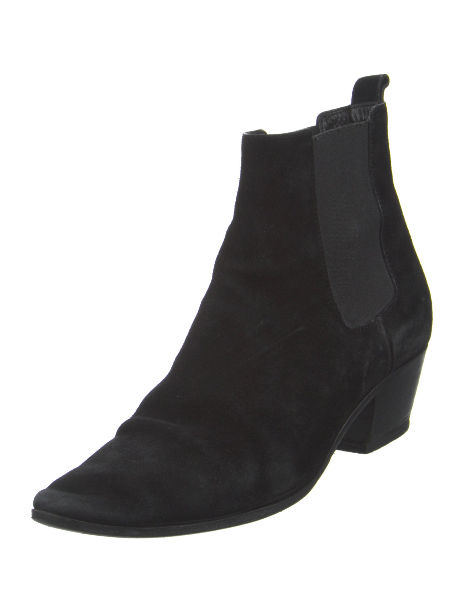 Saint Laurent Suede Chelsea Boots