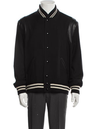 Saint Laurent 2016 Teddy Varsity Jacket
