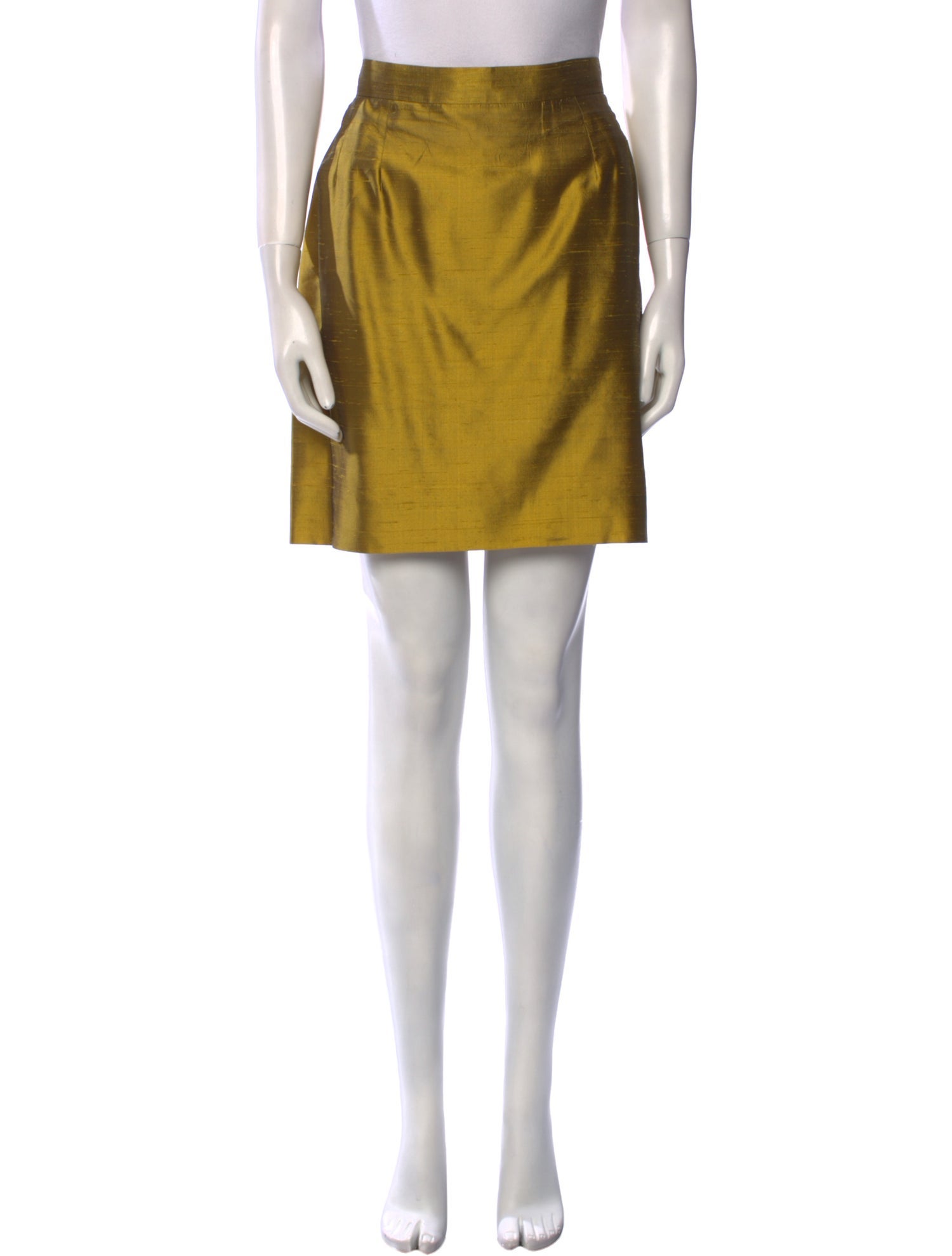 Saint Laurent Silk Mini Skirt