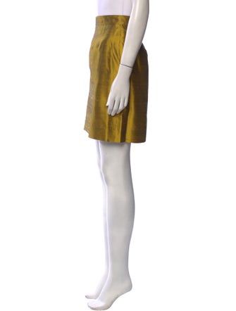 Saint Laurent Silk Mini Skirt
