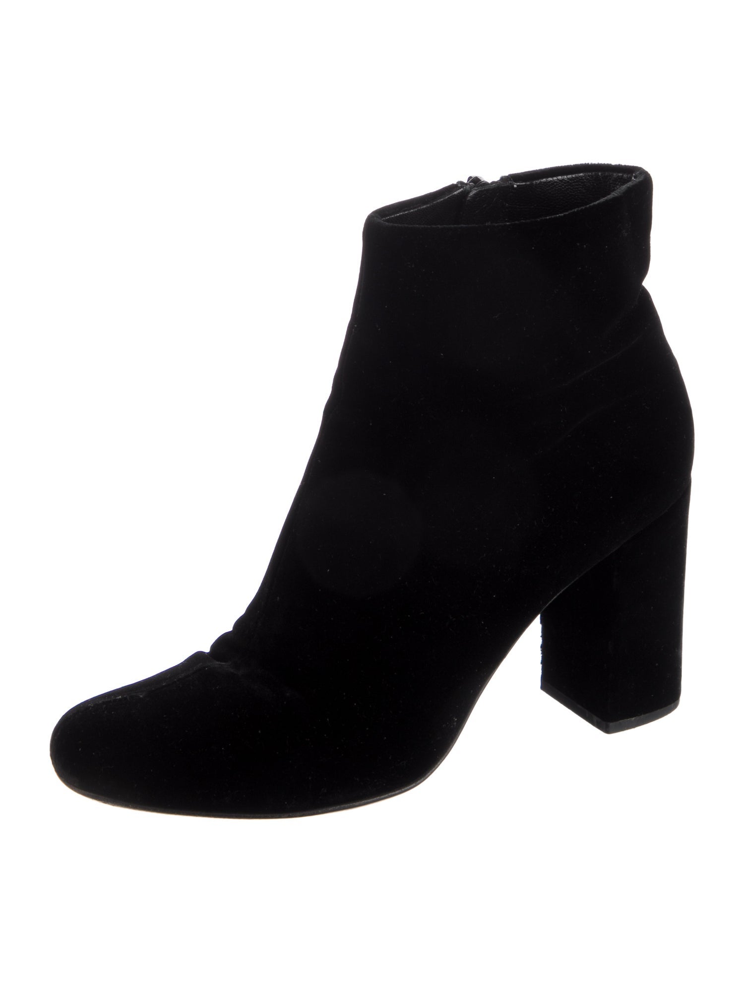 Saint Laurent Velvet Boots