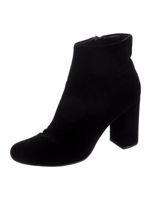 Saint Laurent Velvet Boots