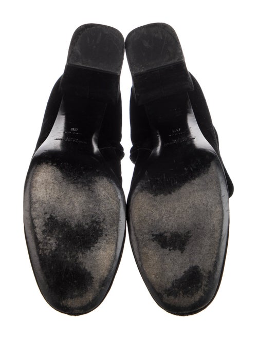 Saint Laurent Velvet Boots