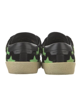 Saint Laurent Suede Printed Sneakers