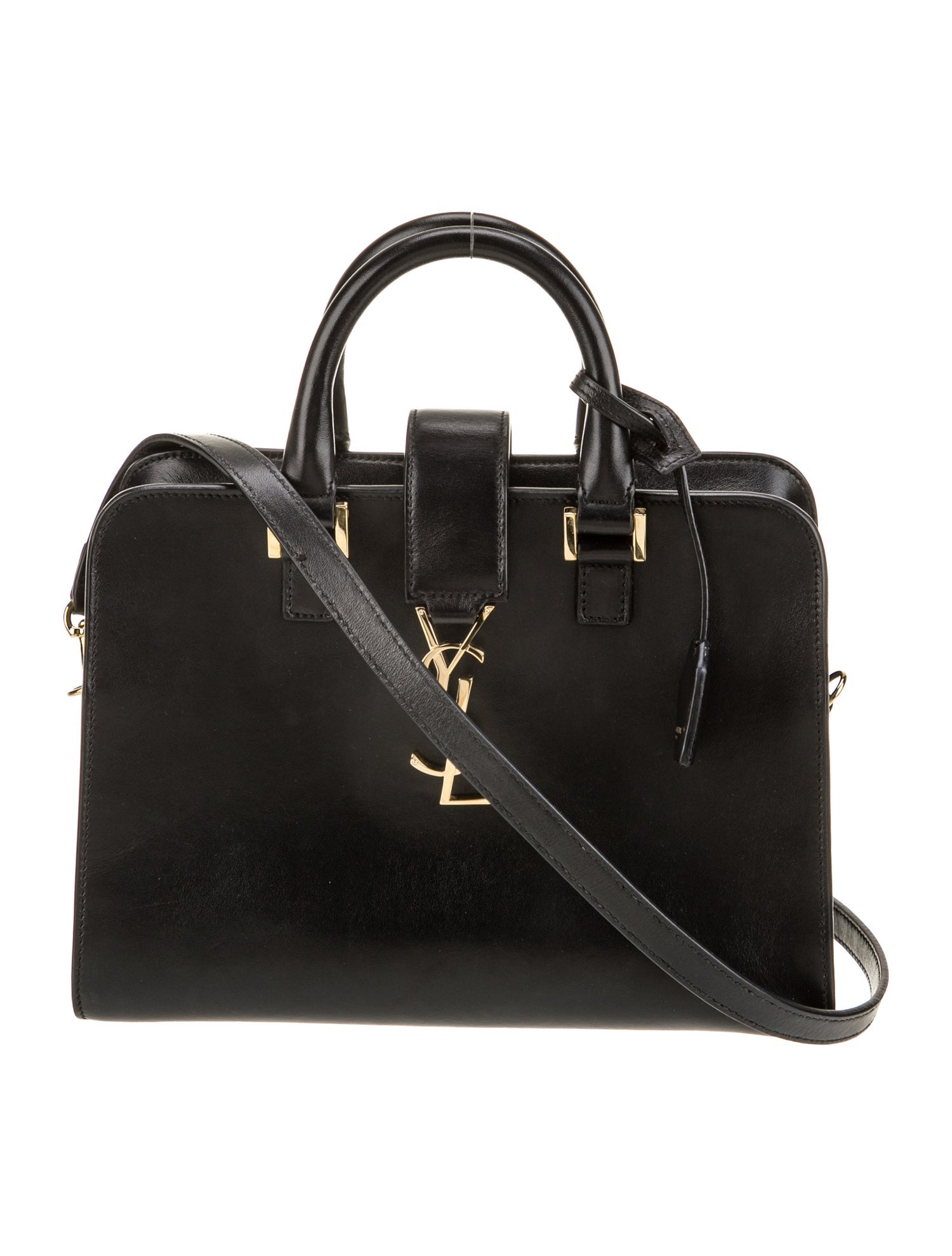 Saint Laurent Leather Cabas Baby