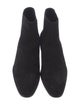 Saint Laurent Suede Grosgrain Trim Chelsea Boots