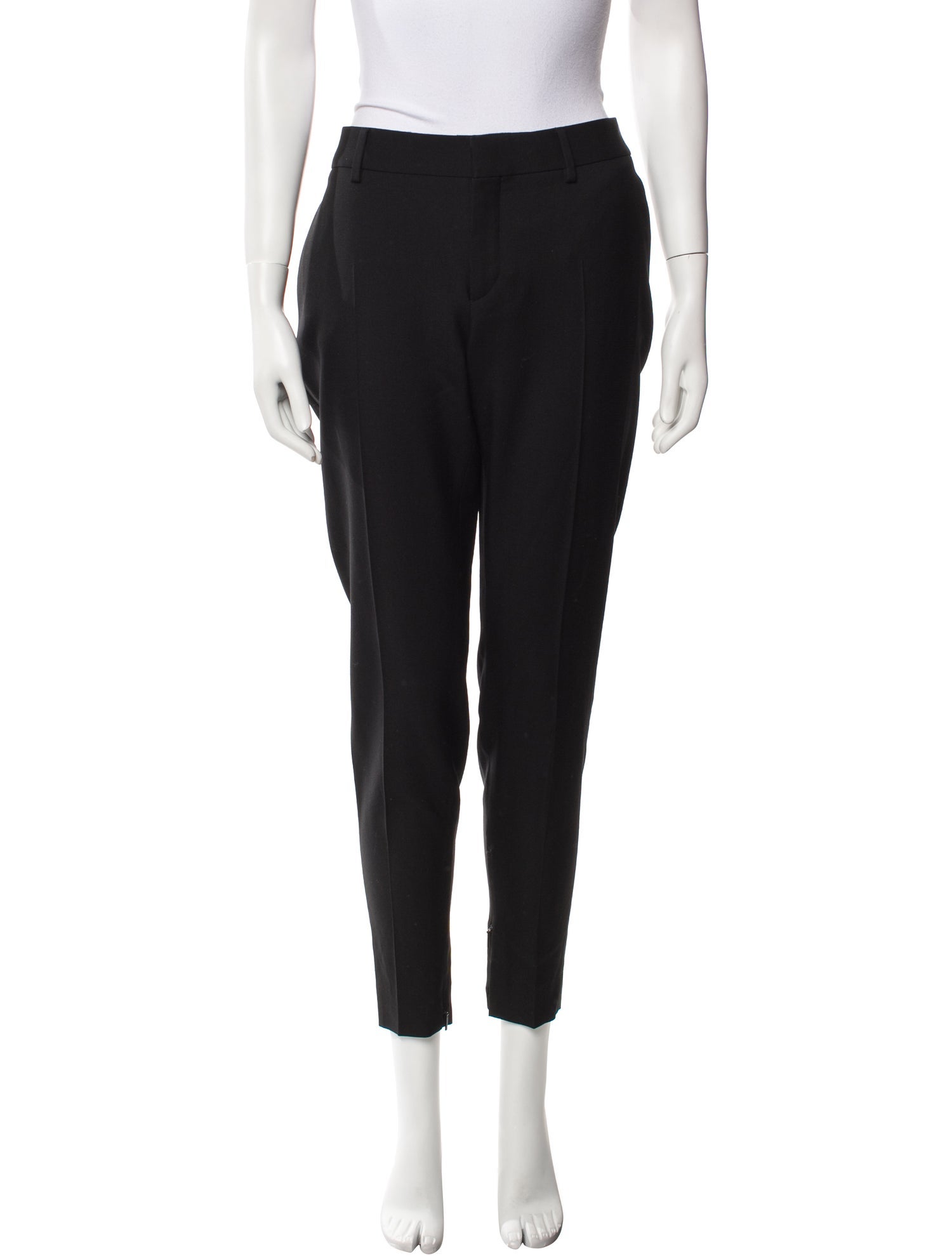 Saint Laurent Virgin Wool Skinny Leg Pants w/ Tags