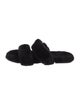 Saint Laurent Mink Slides