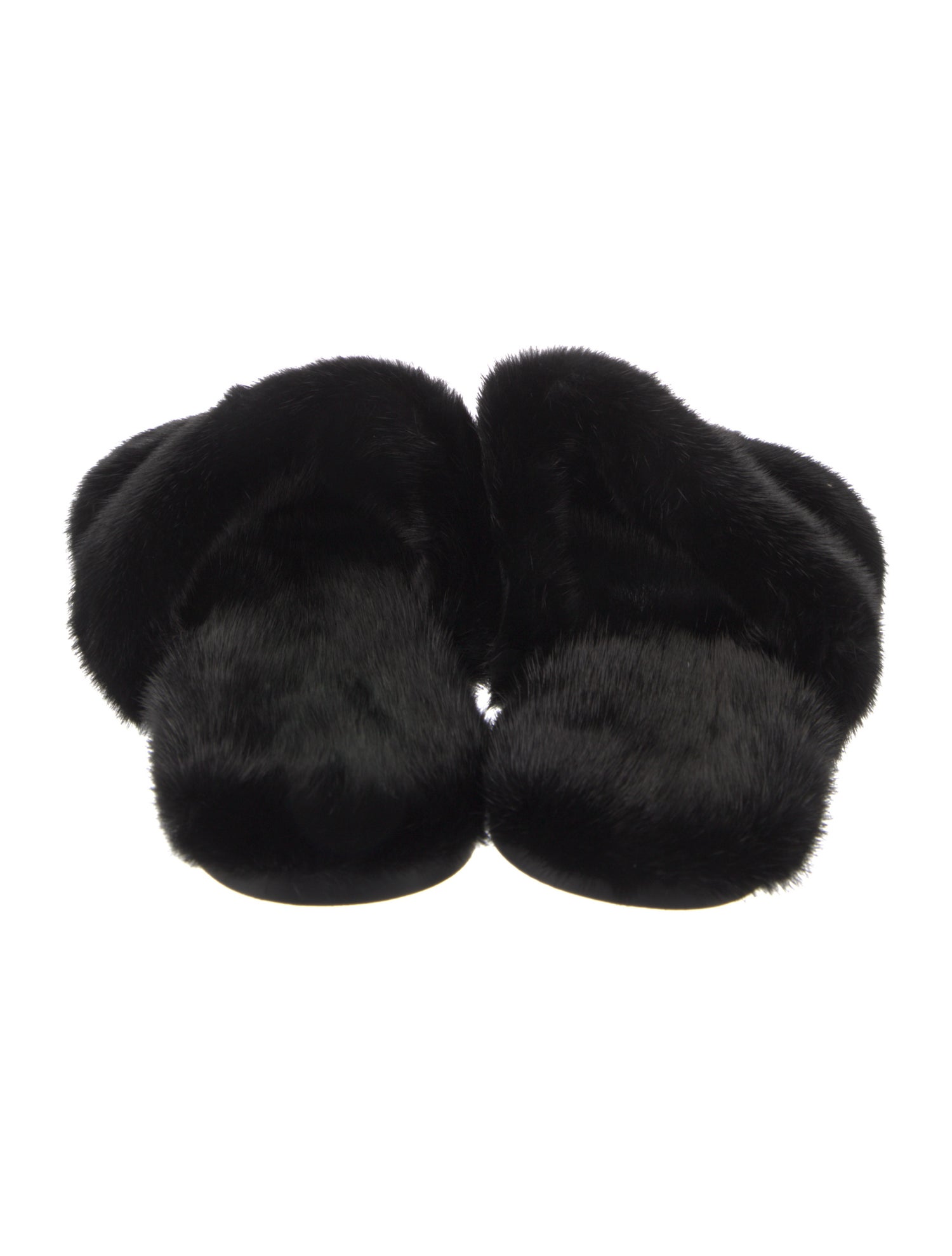 Saint Laurent Mink Slides