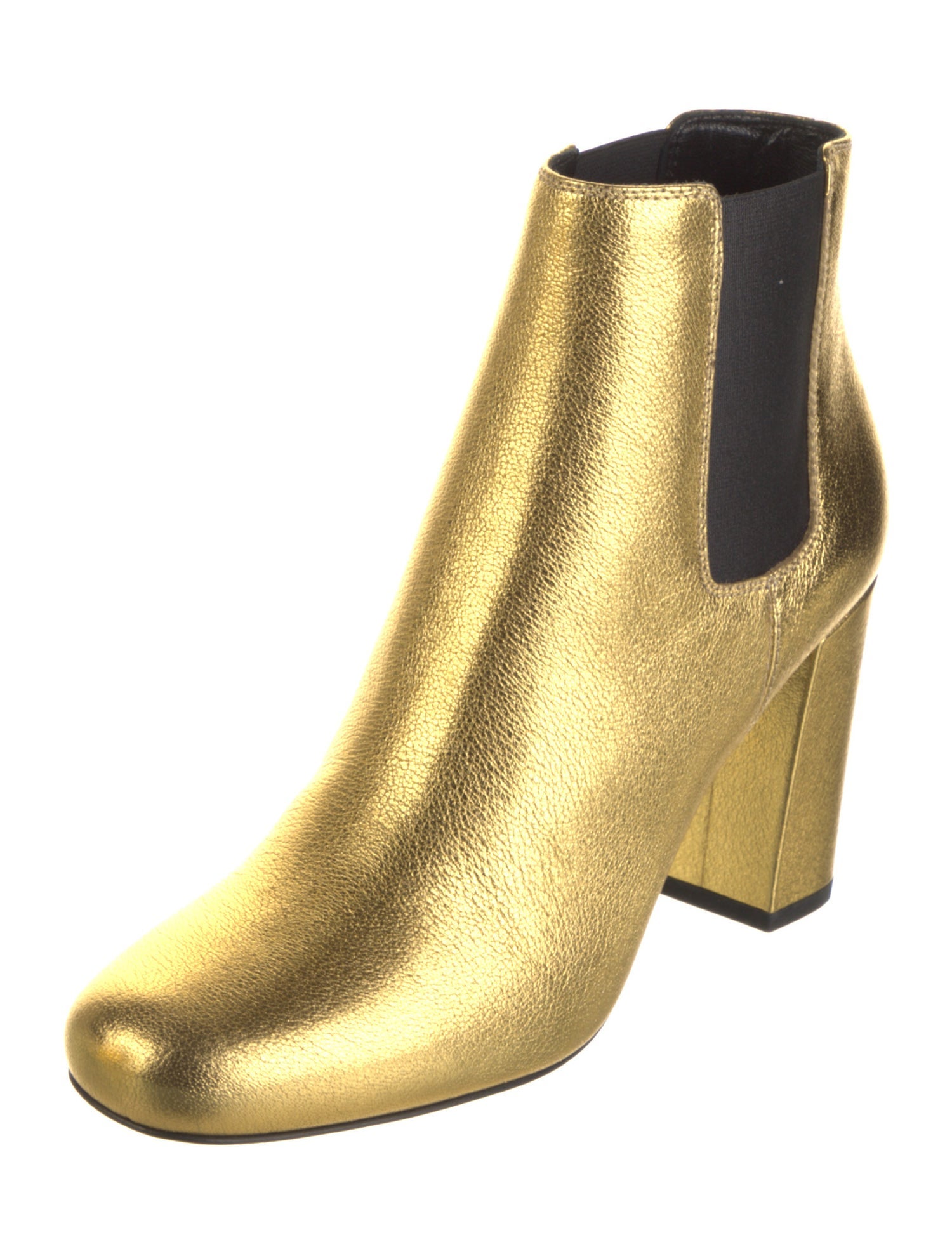 Saint Laurent Leather Chelsea Boots