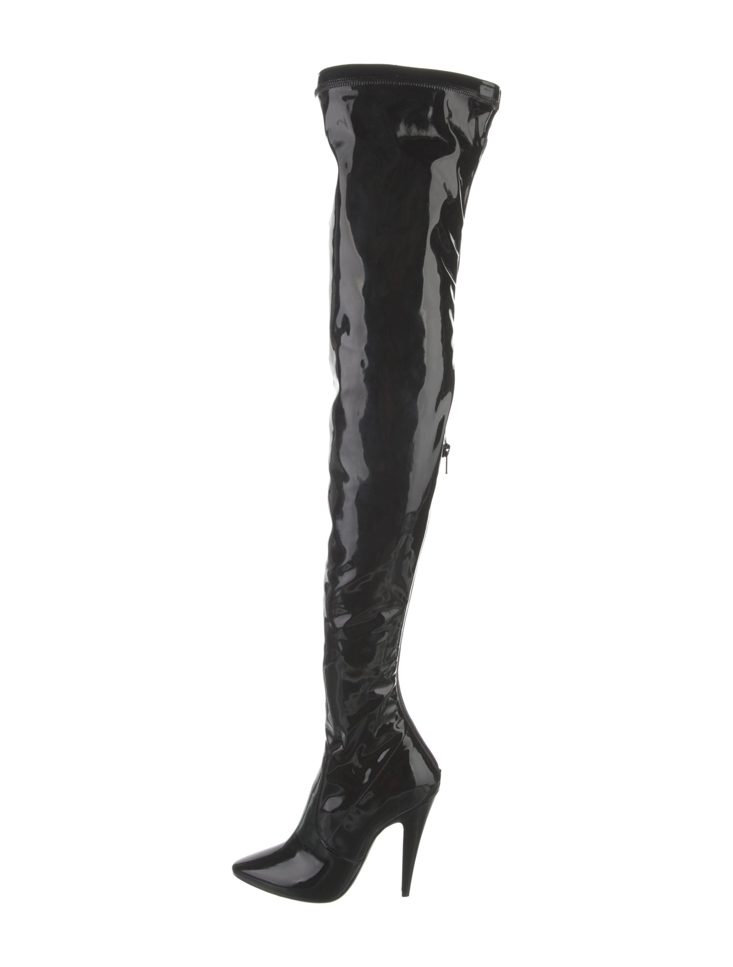 Saint Laurent Patent Leather Boots