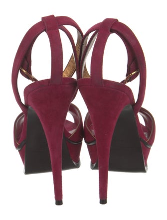 Saint Laurent Suede Sandals