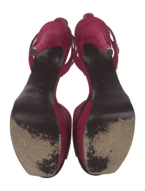 Saint Laurent Suede Sandals