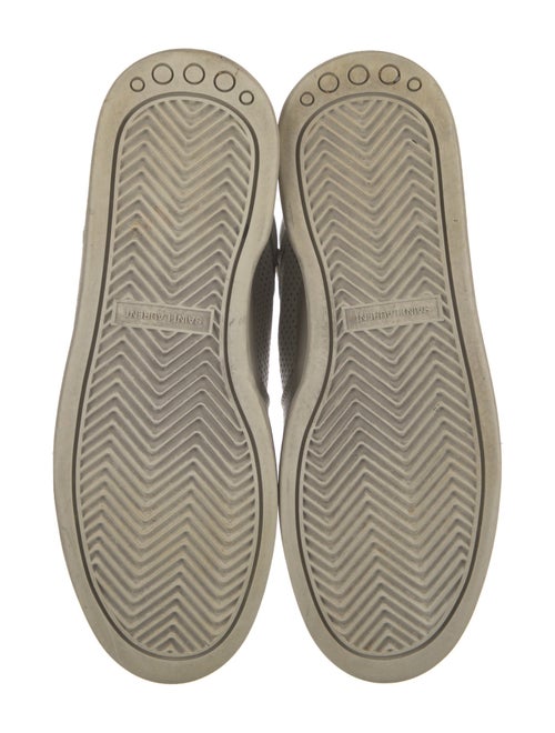 Saint Laurent Leather Wedge Sneakers