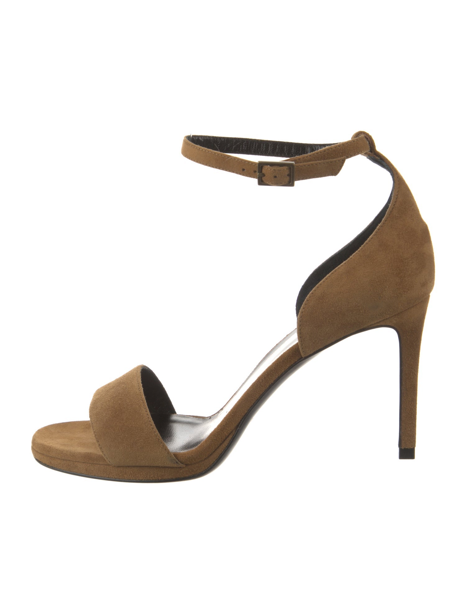 Saint Laurent Suede Slingback Sandals