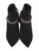 Saint Laurent Suede Chain-Link Accents Boots