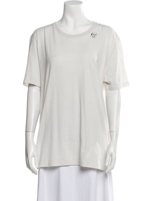 Saint Laurent Crew Neck Short Sleeve T-Shirt