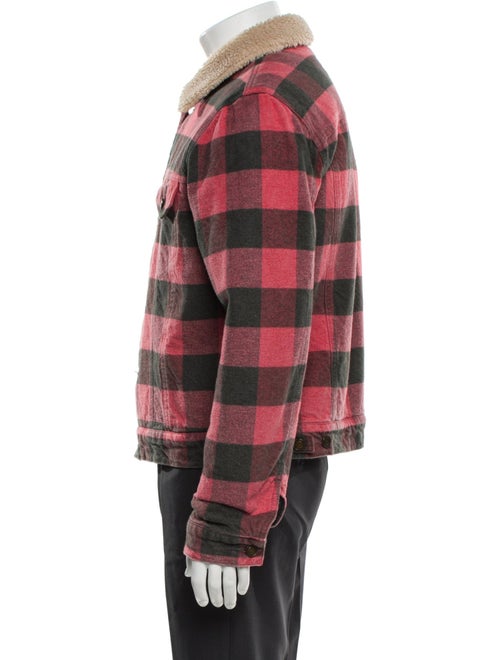 Saint Laurent 2020 Plaid Print Trucker Jacket